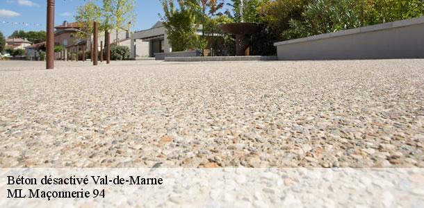 Béton désactivé 94 Val-de-Marne  ML Maçonnerie 94