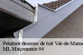 Peinture dessous de toit Val-de-Marne 