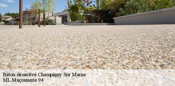 Béton désactivé  champigny-sur-marne-94500 ML Maçonnerie 94