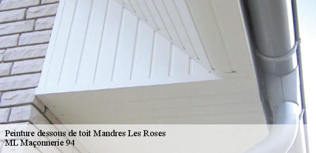 Peinture dessous de toit  mandres-les-roses-94520 Vees macon 94