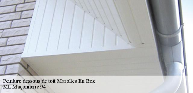 Peinture dessous de toit  marolles-en-brie-94440 Maçon Vees