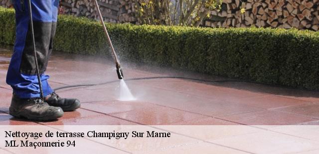 Nettoyage de terrasse  champigny-sur-marne-94500 Maçon Vees