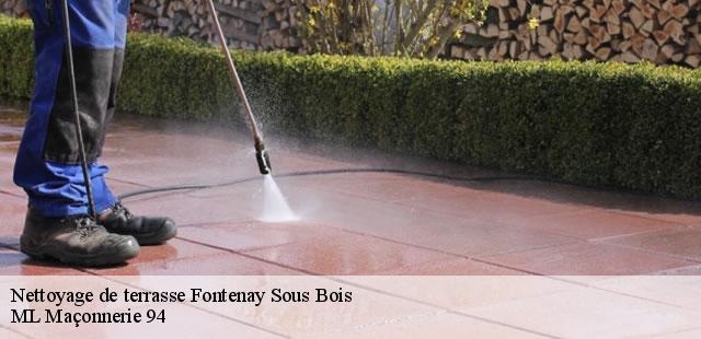 Nettoyage de terrasse  fontenay-sous-bois-94120 Vees macon 94