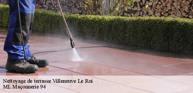 Nettoyage de terrasse  villeneuve-le-roi-94290 ML Maçonnerie 94