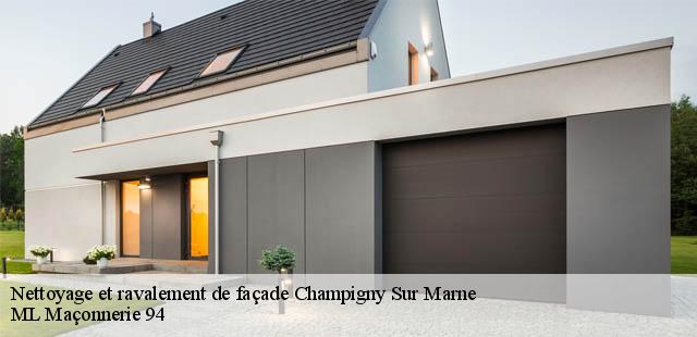 Nettoyage et ravalement de façade  champigny-sur-marne-94500 ML Maçonnerie 94