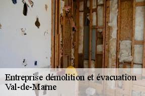 Entreprise démolition et évacuation Val-de-Marne 