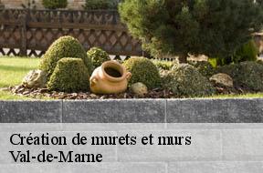 Création de murets et murs Val-de-Marne 