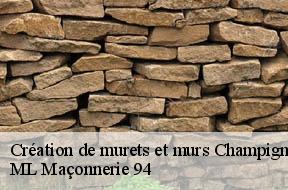 Création de murets et murs  94500