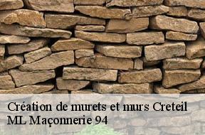 Création de murets et murs  94000