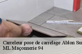 Carreleur pose de carrelage  94480