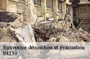 Entreprise démolition et évacuation  94230